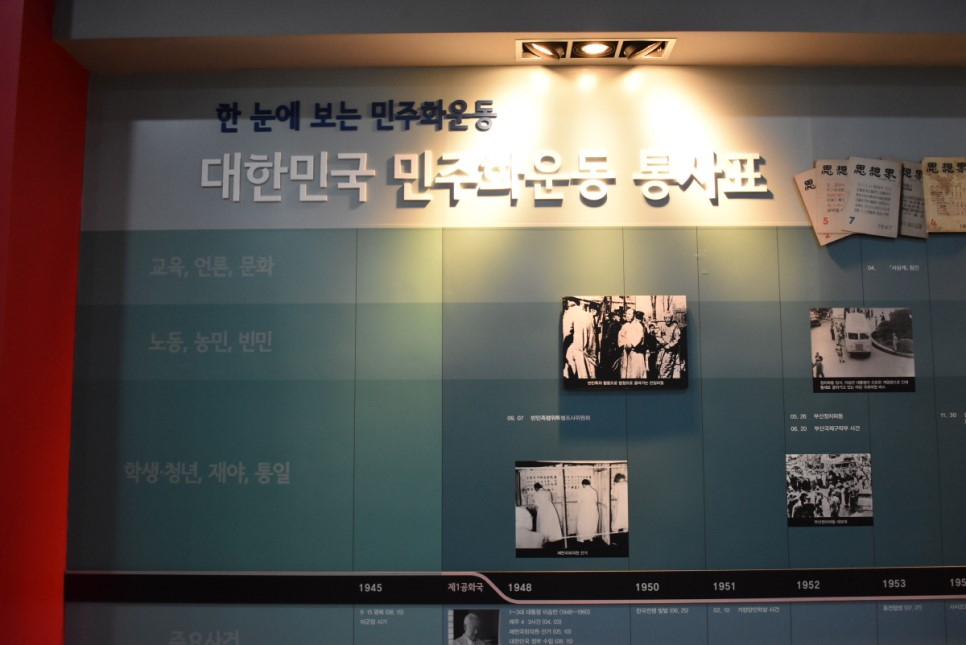민주화운동의 역사와 기록을 찾아볼 수 있는 이천 민주화운동기념공원