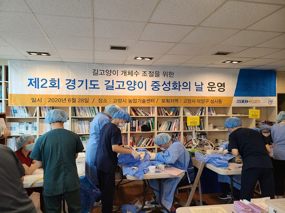 경기도는 민선 7기 주요 정책으로 ‘사람과 동물이 공존하는 세상’을 만들기 위해 다양한 정책을 시행 중이다. 그 일환으로 지난해 사람과 길고양이가 공존하는 상생문화를 만드는 데 기여하기 위해 ’길고양이 중성화의 날’을 진행하기도 했다.