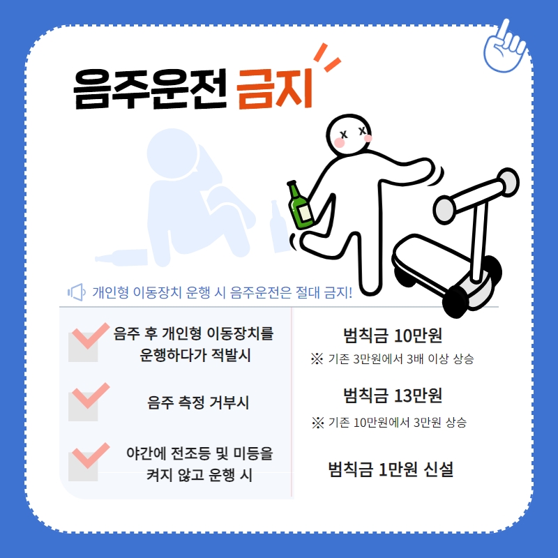 ① 음주운전 금지