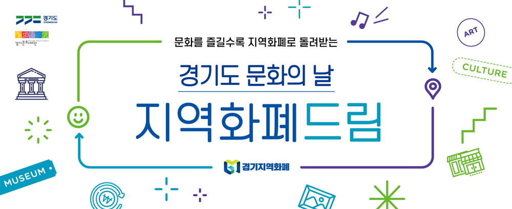 경기도는 ‘경기도 문화의 날’ 주간에 공연, 전시, 체험, 캠핑을 즐기면 이용요금의 일정액을 지역화폐로 돌려주는 ‘2022년 경기도 문화의 날, 지역화폐 드림’ 사업을 추진하고 있다.