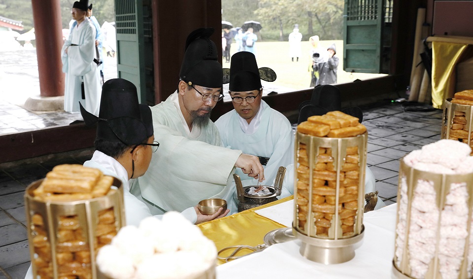  정조효문화제 산릉제례 자료 사진.