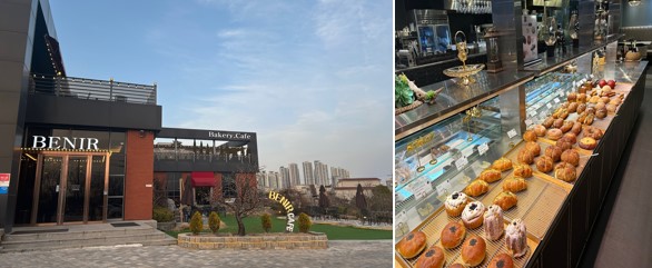 베니어 베이커리 전경 & 빵