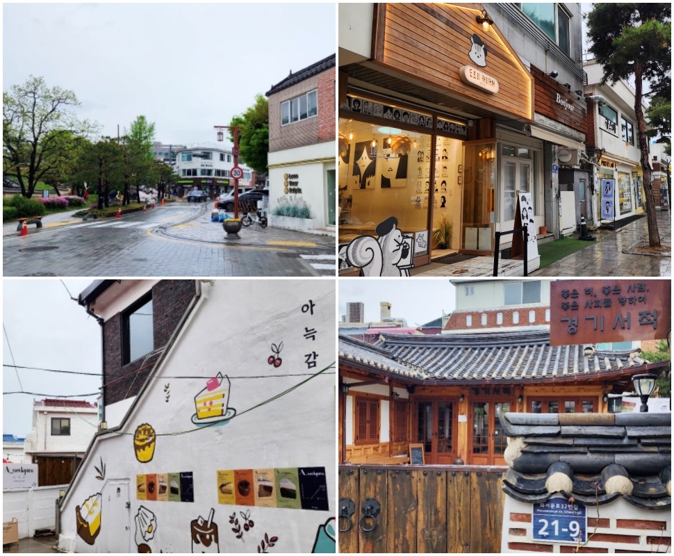수원화성과 화성행궁을 품은 행궁동. 감각적인 카페와 맛집 등이 들어서면서 ‘행리단길’로 불리고 있다.