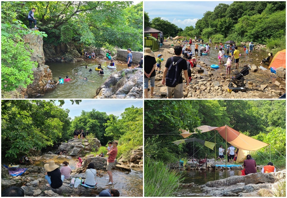 파주 퇴곡계곡 자료 사진.