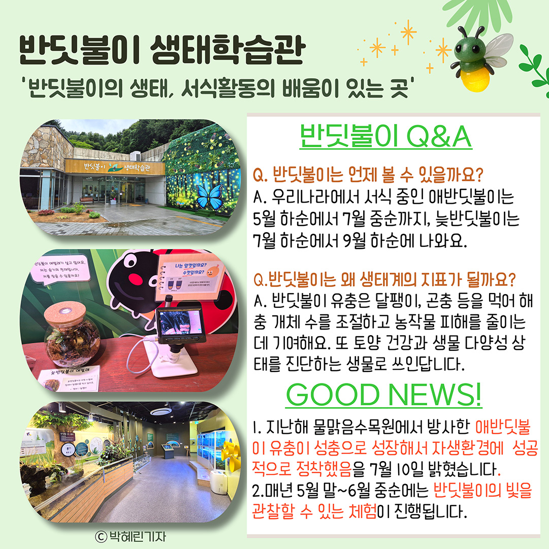 물맑음수목원 반딧불이 생태학습관