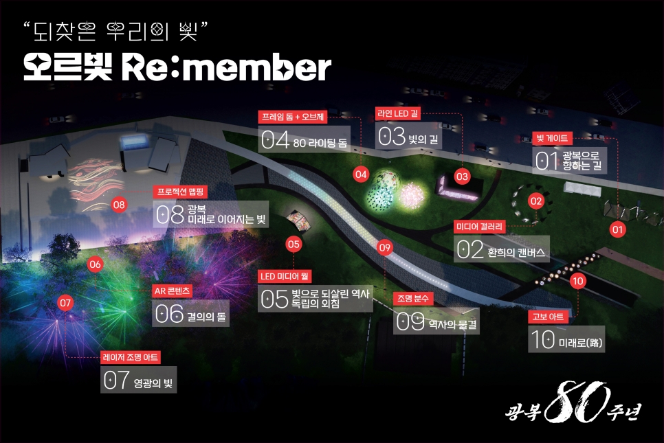 올해 전시는 광복 80주년이라는 역사적 배경 아래 독립운동가 이석영 선생과 여섯 형제의 헌신을 기리며 과거의 빛을 오늘의 기술로 되살리고 미래 세대에게 그 의미를 전하고자 기획됐다.