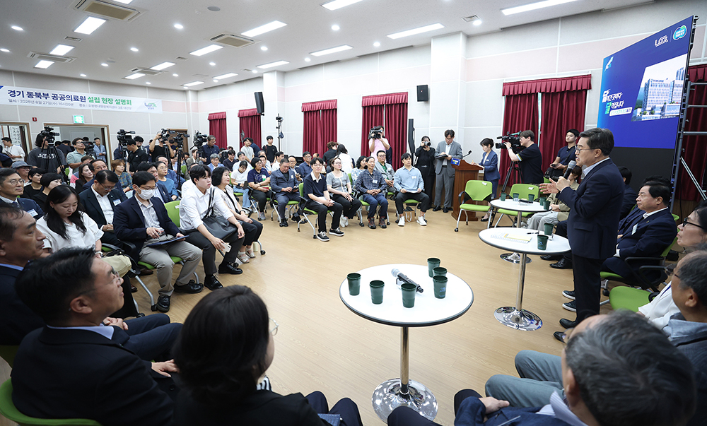 김동연 지사는 이날 양주시 ‘혁신형 공공의료원’ 건설 현장을 찾아 ‘속도전’을 선언했다. 